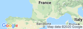 Midi Pyrénées map